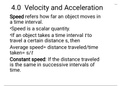 Velocity and Acceleration 