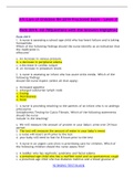 ATI NURSING Care of Children RN 2019 PROCTORED EXAM(COMPLETE QUESTIONS AND ANSWERS)(GRADED A+)