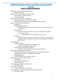 Exam (elaborations) Advanced pharmacology  