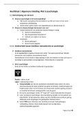 Samenvatting  Psychopedagogiek 1.2. (OO5002)