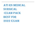 ATI RN Medical Surgical -EXAM PACK BEST FOR 2022 EXAM