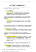 CAPSTONE PHARMACOLOGY 2 question and answers Latest 