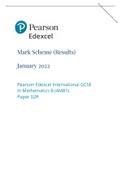 Pearson Edexcel Mark Scheme (Results) January 2022 Pearson Edexcel International GCSE In Mathematics B (4MB1) Paper 02R