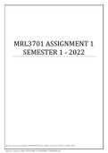 MRL3701 INSOLVENCY LAW JAN/FEB 2022 EXAM, ASSIGNMENT 1 SEMESTER 1 - 2022, SUMMARY NOTES LATEST 2022, SUMMARY NOTES WITH QUESTIONS & EXAM PACK ANSWERS AND BRIEF NOTES 2021 .
