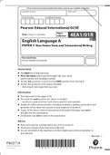Pearson Edexcel Question paper + Mark Scheme (Results) [merged] January 2022 Pearson Edexcel International GCSE In English Language (4EA1) Paper 1R: Non-fiction Texts and Transactional Writing