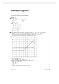 Antwoorden Gemengde opgaven alle delen 5 HAVO wiskunde getal en ruimte
