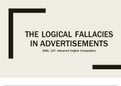 ENGL 147N Week 4 Assignment: Logical Fallacies Presentation – Poking (and Plugging) Holes in Arguments