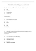 NUR 2063 Final Exam 2 Essentials of Pathophysiology 