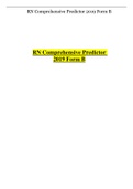 RN COMPREHENSIVE PREDICTOR 2019/ATI RN Comprehensive Predictor 2019 Form A /RN Comprehensive ATI Predictor 2019 Form A (180 Q&A)100% CORRECT VERIFIED AND RATED 100%