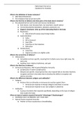 NURS 3366 AO Pathophysiology Q & A Exam #2  Complete Solution Latest 