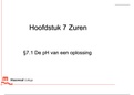 Powerpoints hoofdstuk 7 4 HAVO scheikunde chemie overal