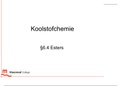 Powerpoint 6.4 Esters les 1 4 HAVO scheikunde chemie overal