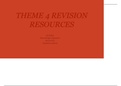 Theme 4 revision resources