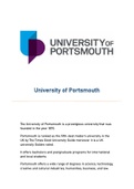 Privacy policy of university of Portsmouth