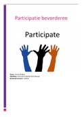 Participatie bevorderen. Cijfer: 9. Social work Deeltijd (Up to date 2025)