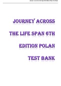 Journey Across the Life Span 6th Edition Polan Test Bank