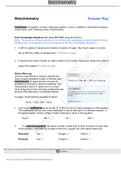 Test (elaborations) Stoichiometry Physics SOLVED