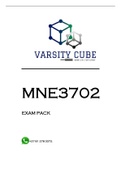 MNE3702 EXAM PACK 2022