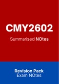 CMY2602  - Summarised NOtes