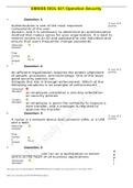 Exam (elaborations) EMSISS ISOL 631 Operation Security  quiz 4 answers