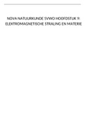 Samenvatting natuurkunde: elektromagnetische straling en materie (Nova, 5VWO)