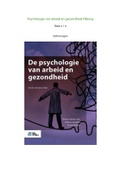 100+ oefenvragen voor pb0214 Psychologie van arbeid en gezondheid