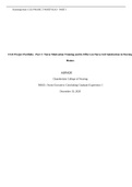 CGE Project Portfolio - Part 1: Nurse Motivation Training and its Effect on Nurse Job Satisfaction in Nursing Homes Chamberlain College of Nursing