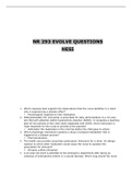 NR 293 HESI EVOLVE QUESTIONS.