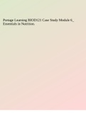 Portage Learning BIOD121 Case Study Module 6_ Essentials in Nutrition.