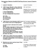 Biochemistry I Module of the MCAT Self Prep eCourse: Lesson 8: Genetics (Pro)