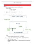 Summary Research Skills Spring 2022 MSc Supply Chain Management (recordings + lectures + notes+examples)