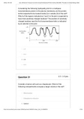 MSCI 660 Week 4 Quiz 2 Part 3 Membrane Transport and Cell Compartmentalization- Liberty University Online Academy