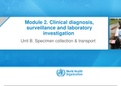 Monkeypox-Module 2-Unit B - Specimen Collection & Transport