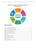 Summary Customer Relationship Management (CRM)  Chapter 1-9