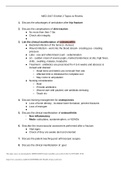 MED 2047 EXAM# 2 Latest Topics to Review 2022/2023