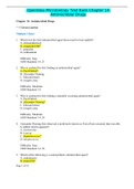 Exam (elaborations) OpenStax Microbiology Test Bank Chapter 14: Antim (BIOL2117) 