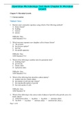 Exam (elaborations) OpenStax Microbiology Test Bank Chapter 9: Microb (BIOL2117) 