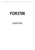 FOR3706 EXAM PACK 2022