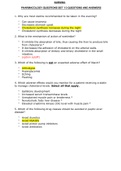 Pharmacology Questions Set 1-3