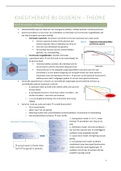 Kinesitherapie bij ouderen - theorie