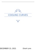 BTEC APPLIED SCIENCE: Unit 2B cooling curves to study colorimetry 