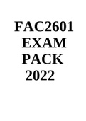 FAC2601 EXAM PACK 2022