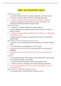 HIEU 201 CHAPTER 3 QUIZ / HIEU201 CHAPTER 3 QUIZ (COMPLETE ANSWERS -100% VERIFIED) LIBERTY UNIVERSITY