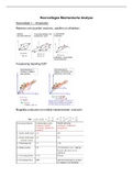 College aantekeningen Mechanische Analyse 