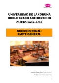 Apuntes derecho penal parte general