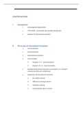 International Economics, Sawyer - Exam Preparation Test Bank (Downloadable Doc)