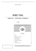 Rijke Taal Portfolio PABO