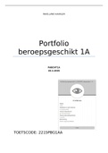 Portfolio beroepsgeschikt 1A PABO