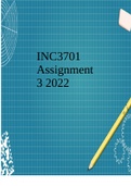 INC3701 Assignment 3 2022