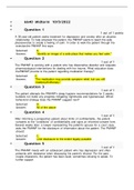 NURS 6640 MIDTERM EXAM 4 – QUESTION AND ANSWERS (VERIFIED ANSWERS ALREADY GRADED A)